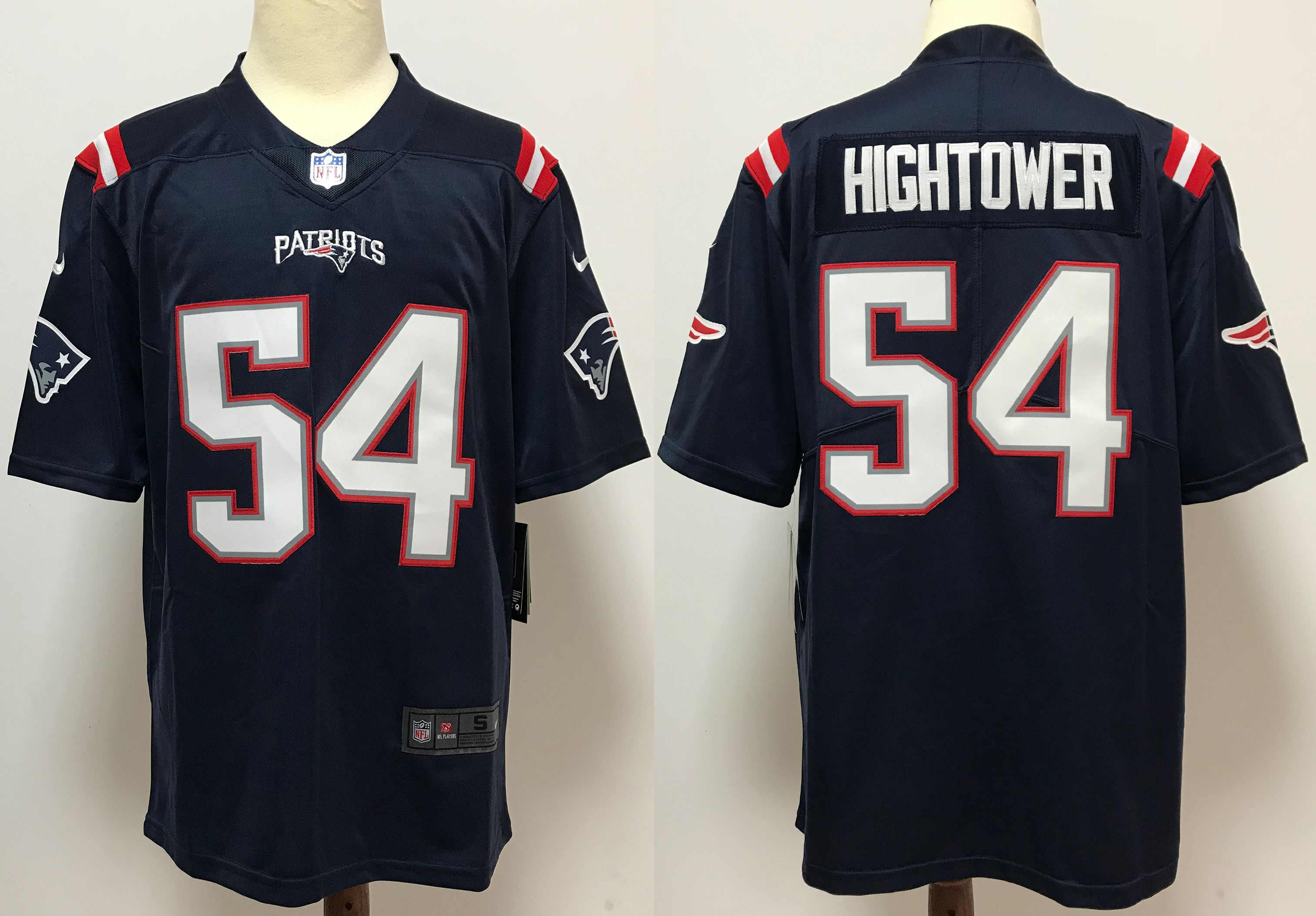 Men New England Patriots 54 Hightower Blue Nike Vapor Untouchable Stitched Limited NFL Jerseys